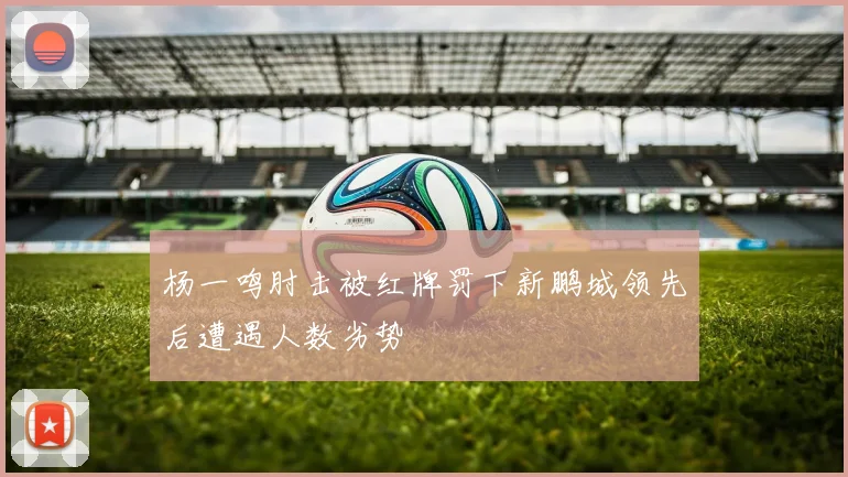 杨一鸣肘击被红牌罚下新鹏城领先后遭遇人数劣势